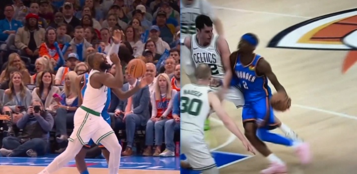 爱游戏官网-怒批SGA！美媒批评杰伦·布朗玩双标：他也有“不是篮球的动作”